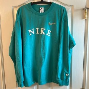 XL Teal/Green Nike Tee